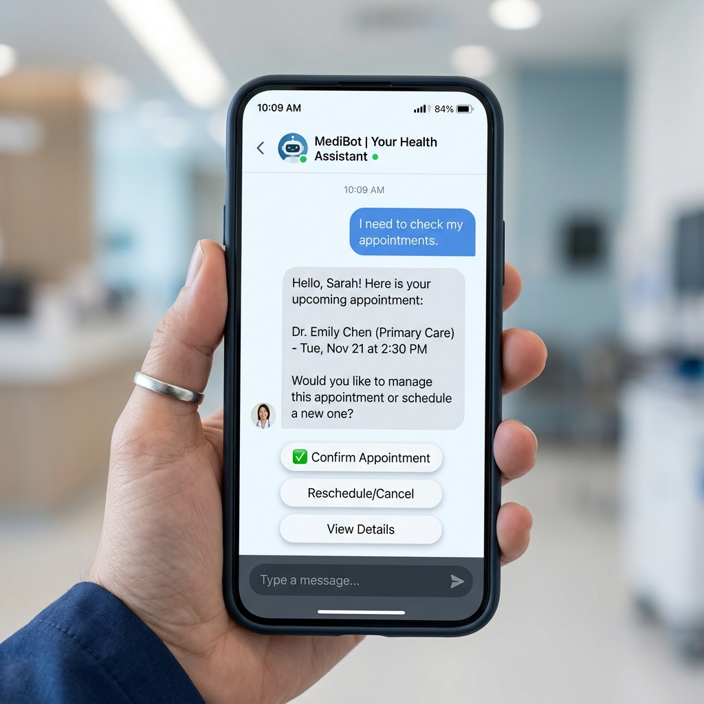 Simulación de agendamiento de citas médicas mediante Bot de WhatsApp inteligente